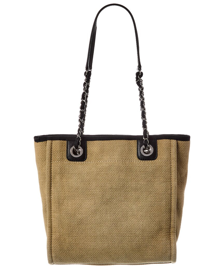 Chanel Deauville Pm Monogram Canvas Deauville Pm (Authentic Pre-Loved)