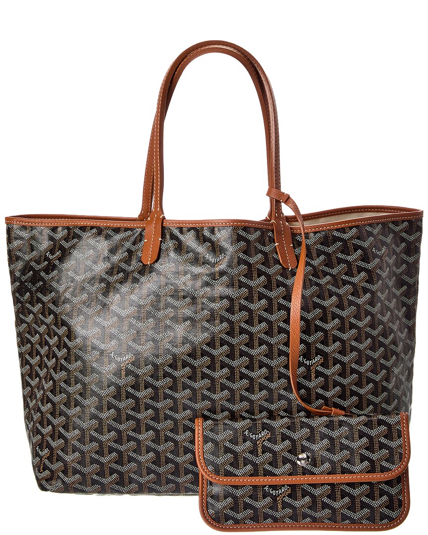 Goyard Black Goyardine Coated Canvas Saint Louis Pm (Authentic Pre-Loved)