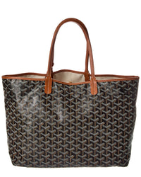 Goyard Black Goyardine Coated Canvas Saint Louis Pm (Authentic Pre-Loved)