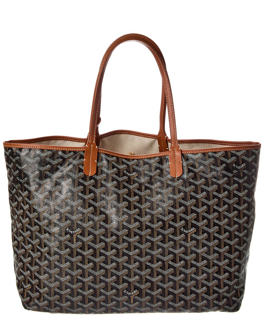 Goyard Black Goyardine Coated Canvas Saint Louis Pm (Authentic Pre-Loved)