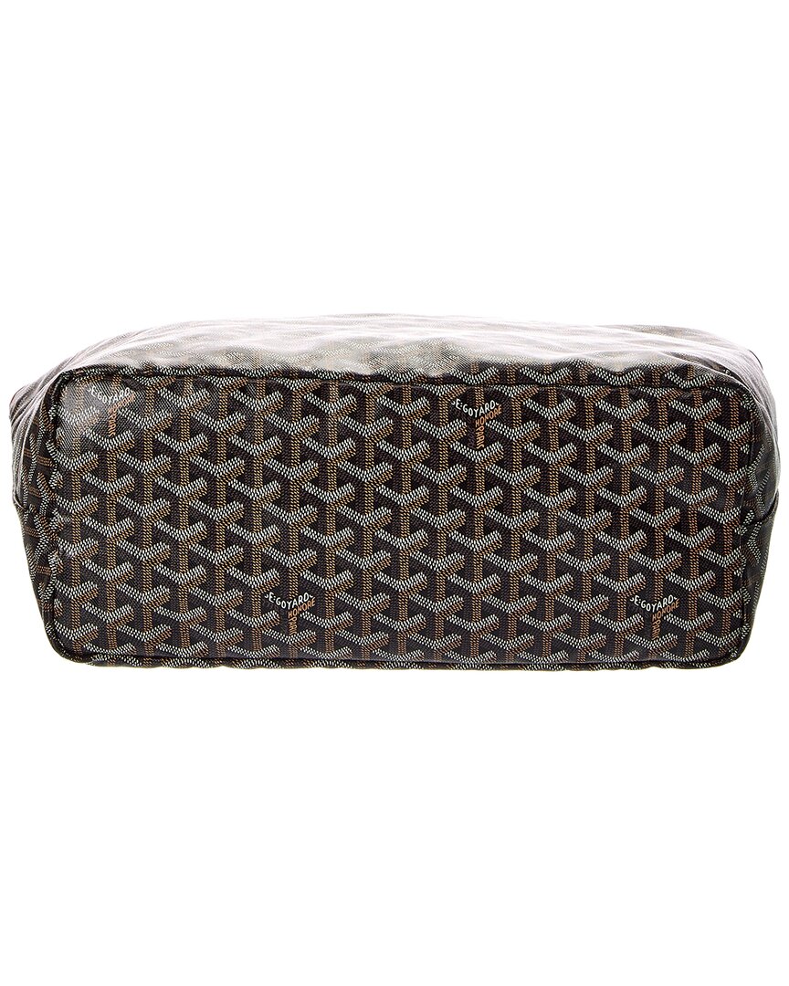 Goyard Black Goyardine Coated Canvas Saint Louis Pm (Authentic Pre-Loved)