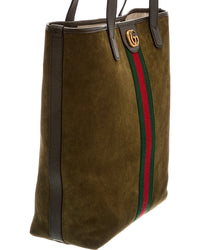 Gucci Gucci Ophidia Medium Suede Tote