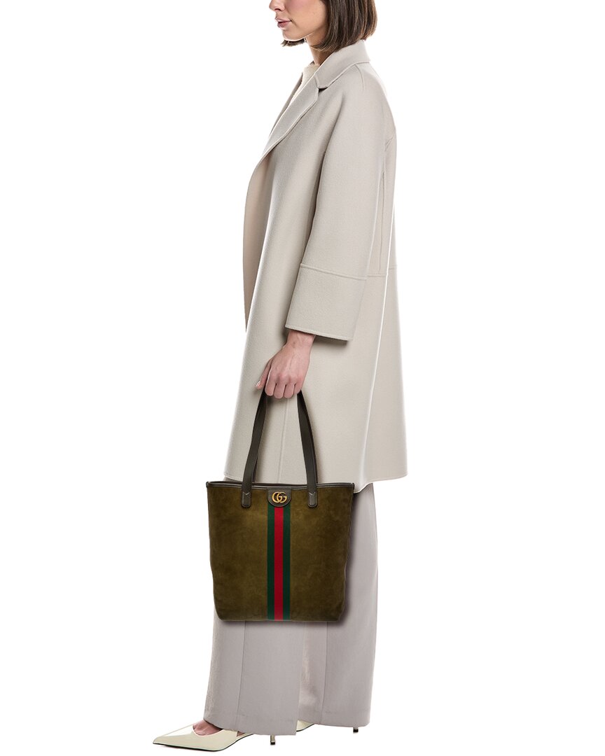 Gucci Gucci Ophidia Medium Suede Tote