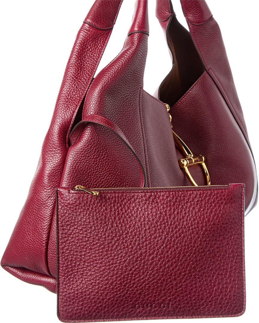 Gucci Gucci Softbit Maxi Leather Shoulder Bag