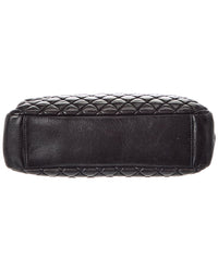 Chanel Black Lambskin Leather Cc New Bubble Tote (Authentic Pre-Loved)