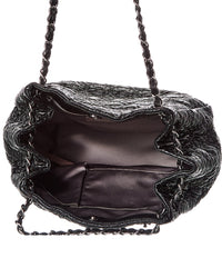 Chanel Chanel Black Lambskin Leather Rock 'N Moscow Tote (Authentic Pre-Loved)