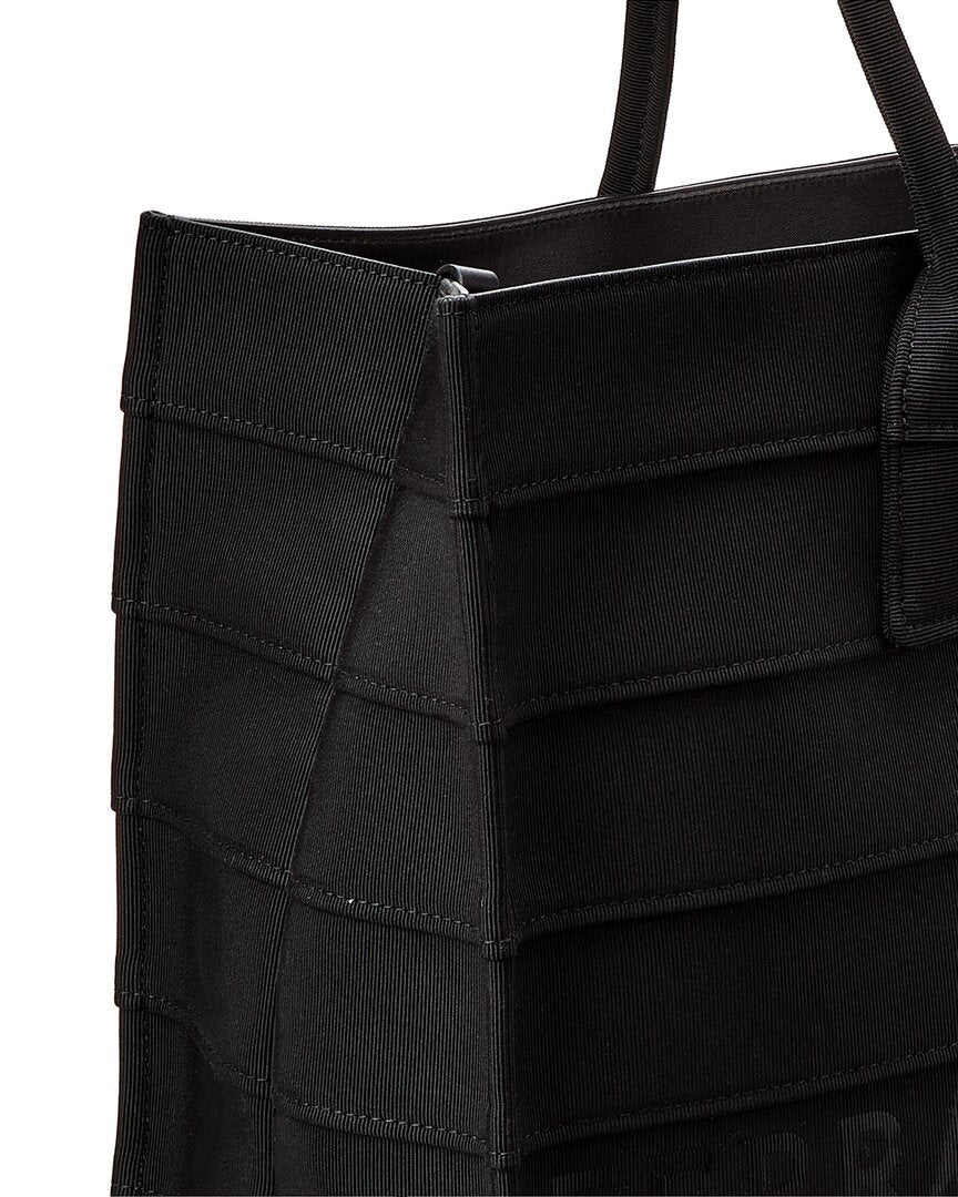 Ferragamo Signature Large Leather-Trim Tote