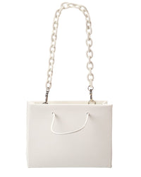 Medea Leather Tote White ONE SIZE