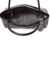 Chanel Black Quilted Caviar Leather Medallion Tote (Authentic Pre-Loved)