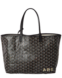 Goyard Black Goyardine Coated Canvas Saint Louis Gm (Authentic Pre-Loved)