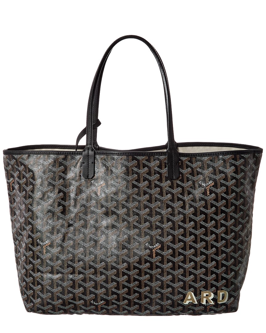 Goyard Black Goyardine Coated Canvas Saint Louis Gm (Authentic Pre-Loved)