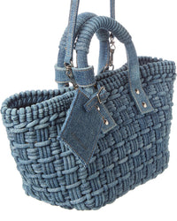 Balenciaga Balenciaga Bistro Denim Basket Tote
