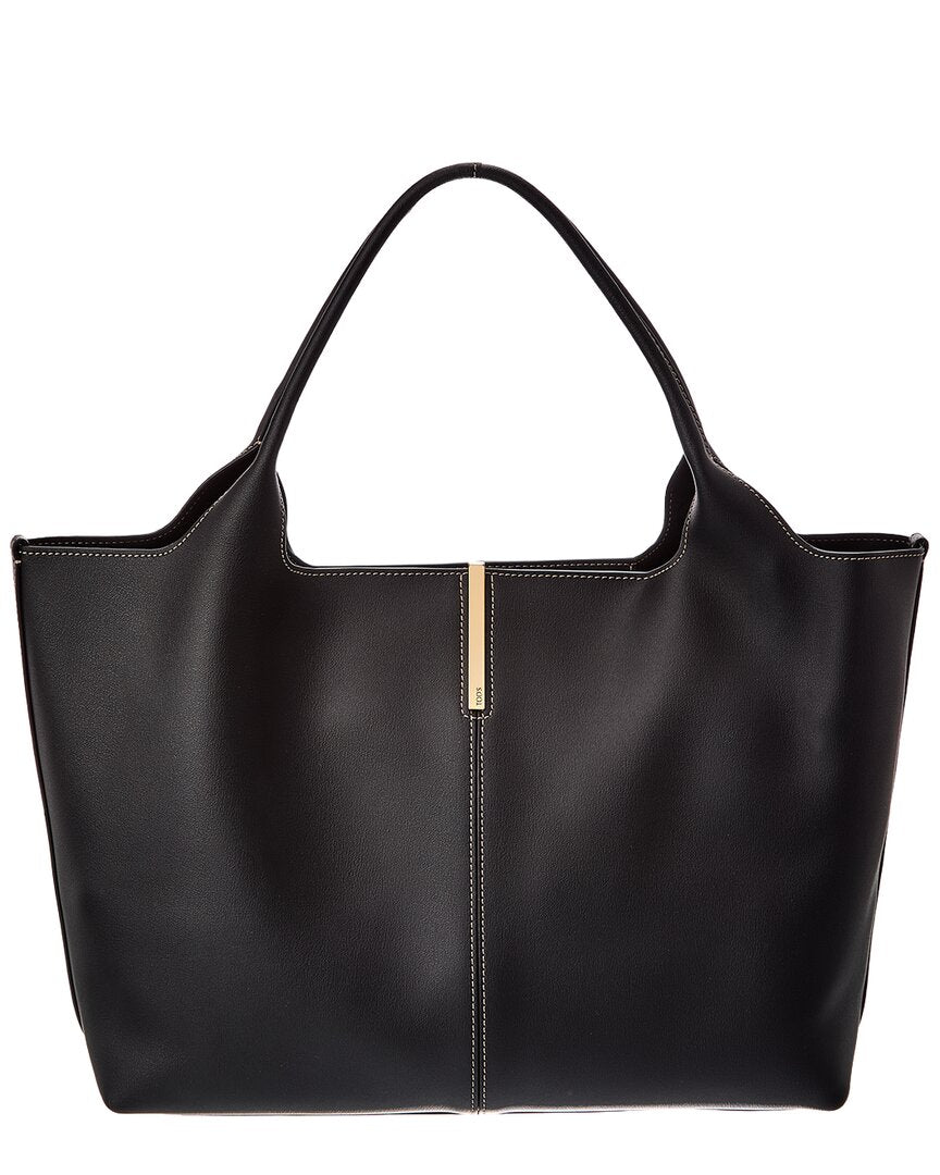 TOD's Tod's Logo Medium Leather Tote