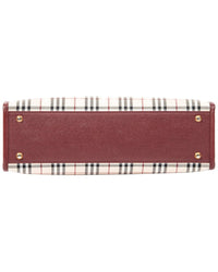 Burberry Burberry Beige & Brown Nova Check Canvas Rectangular Tote (Authentic Pre-
