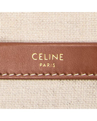 CELINE Celine Beige Canvas Large Triomphe Cabas (Authentic Pre-Loved)