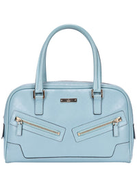 Gucci Gucci Blue Micro-Guccissima Leather Capri Bowler Tote (Authentic Pre-Loved)