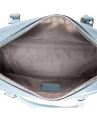 Gucci Gucci Blue Micro-Guccissima Leather Capri Bowler Tote (Authentic Pre-Loved)