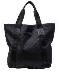 Gucci Gucci Black Monogrammed Canvas Open Shopper, Never Carried (Authentic Pre-