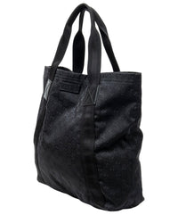 Gucci Gucci Black Monogrammed Canvas Open Shopper, Never Carried (Authentic Pre-
