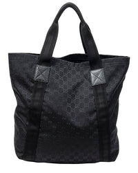 Gucci Gucci Black Monogrammed Canvas Open Shopper, Never Carried (Authentic Pre-