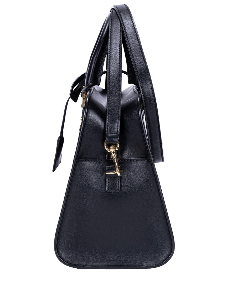 Saint Laurent Saint Laurent Black Smooth Calfskin Leather Baby Cabas, Never Carried