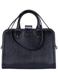 Saint Laurent Saint Laurent Black Smooth Calfskin Leather Baby Cabas, Never Carried
