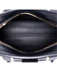 Saint Laurent Saint Laurent Black Smooth Calfskin Leather Baby Cabas, Never Carried