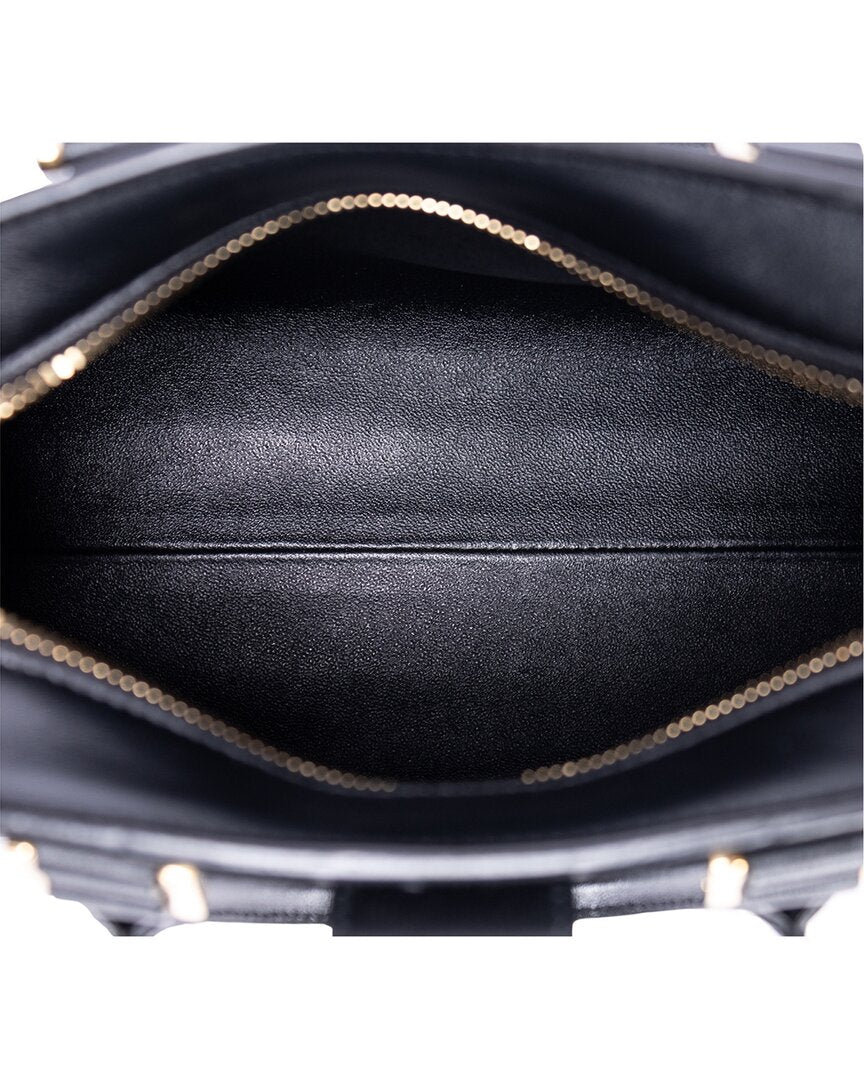 Saint Laurent Saint Laurent Black Smooth Calfskin Leather Baby Cabas, Never Carried