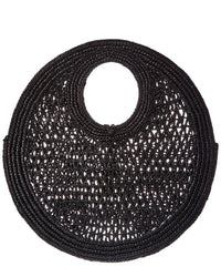 Jacquemus Spiaggia Small Raffia Round Tote