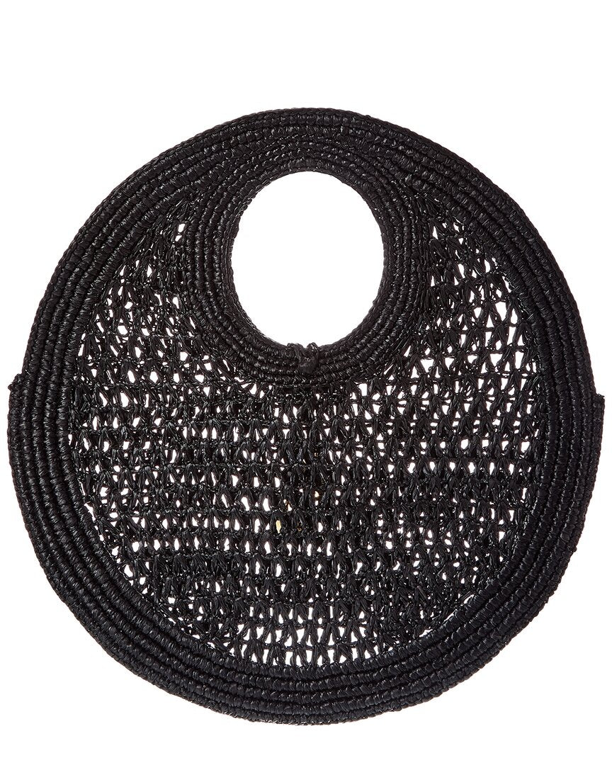 Jacquemus Spiaggia Small Raffia Round Tote