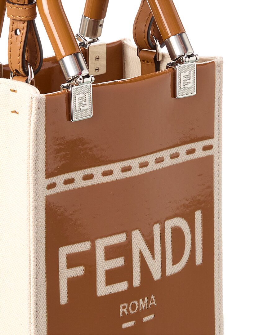 Fendi Sunshine Mini Patent Tote – Bluefly