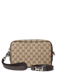 GUCCI Gucci Men Fabric Shoulder Bag "Gg" Small