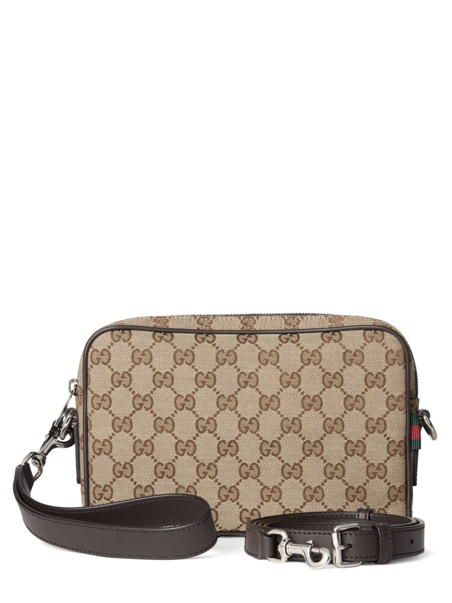 GUCCI Gucci Men Fabric Shoulder Bag "Gg" Small
