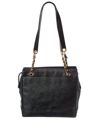 Chanel Black Caviar Leather Triple Cc Zip Tote (Authentic Pre-Loved)