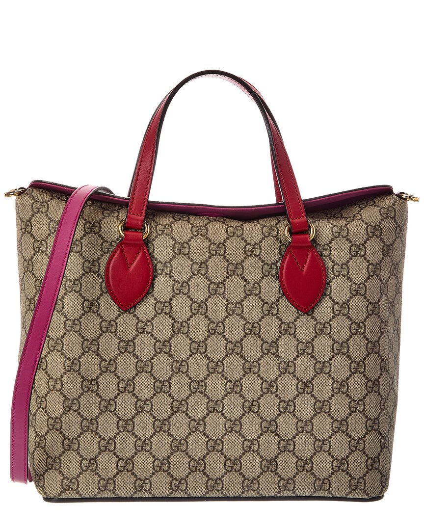 Gucci Multicolor Gg Embossed Coated Canvas Tote (Authentic Pre-Loved)