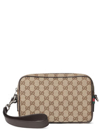 GUCCI Gucci Men Fabric Shoulder Bag "Gg" Small
