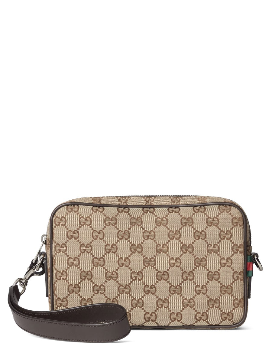 GUCCI Gucci Men Fabric Shoulder Bag "Gg" Small