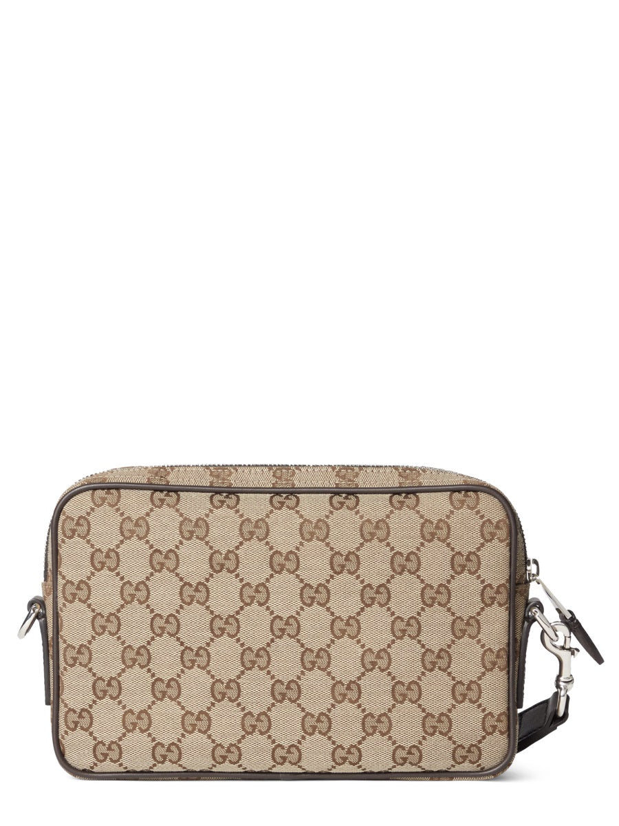 GUCCI Gucci Men Fabric Shoulder Bag "Gg" Small