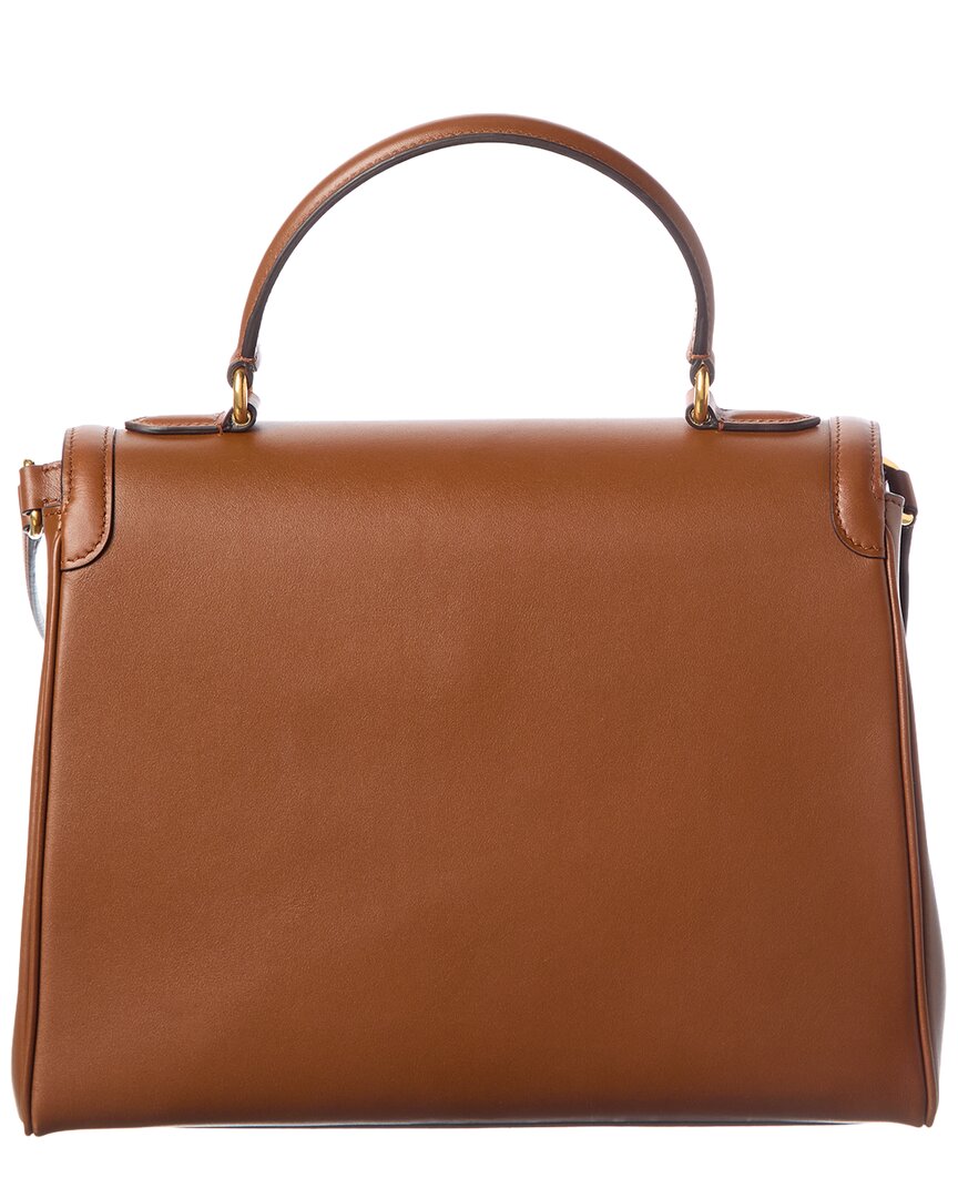 Valentino Vlogo Signature Leather Satchel