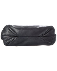 Chanel Black Calfskin Leather Cc Tote (Authentic Pre-Loved)