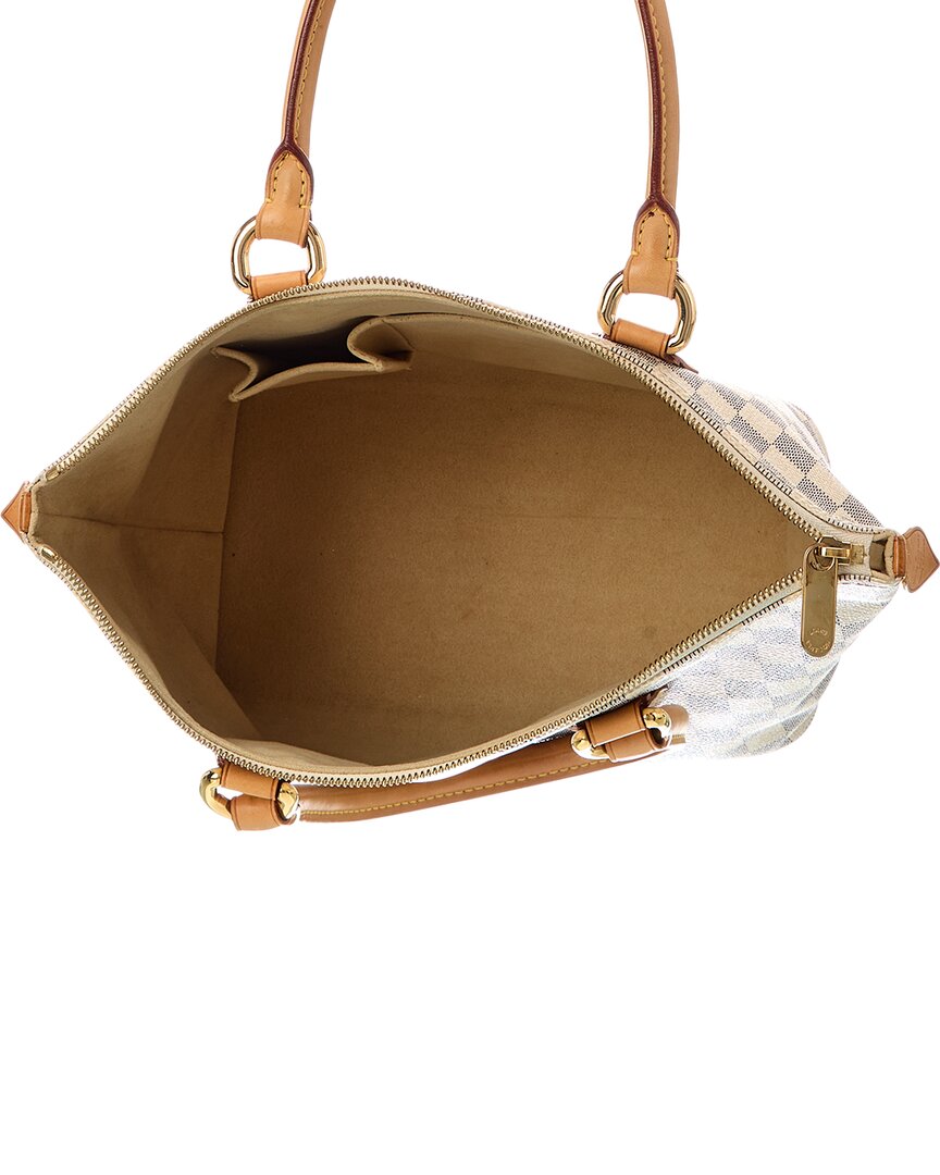 Louis Vuitton White Damier Azur Saleya Pm (Authentic Pre-Loved)