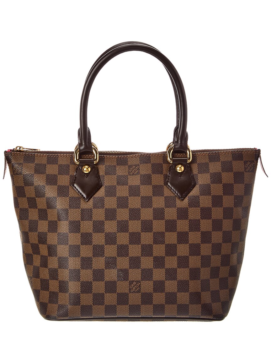 Louis Vuitton Brown Damier Ebene Saleya Pm (Authentic Pre-Loved)