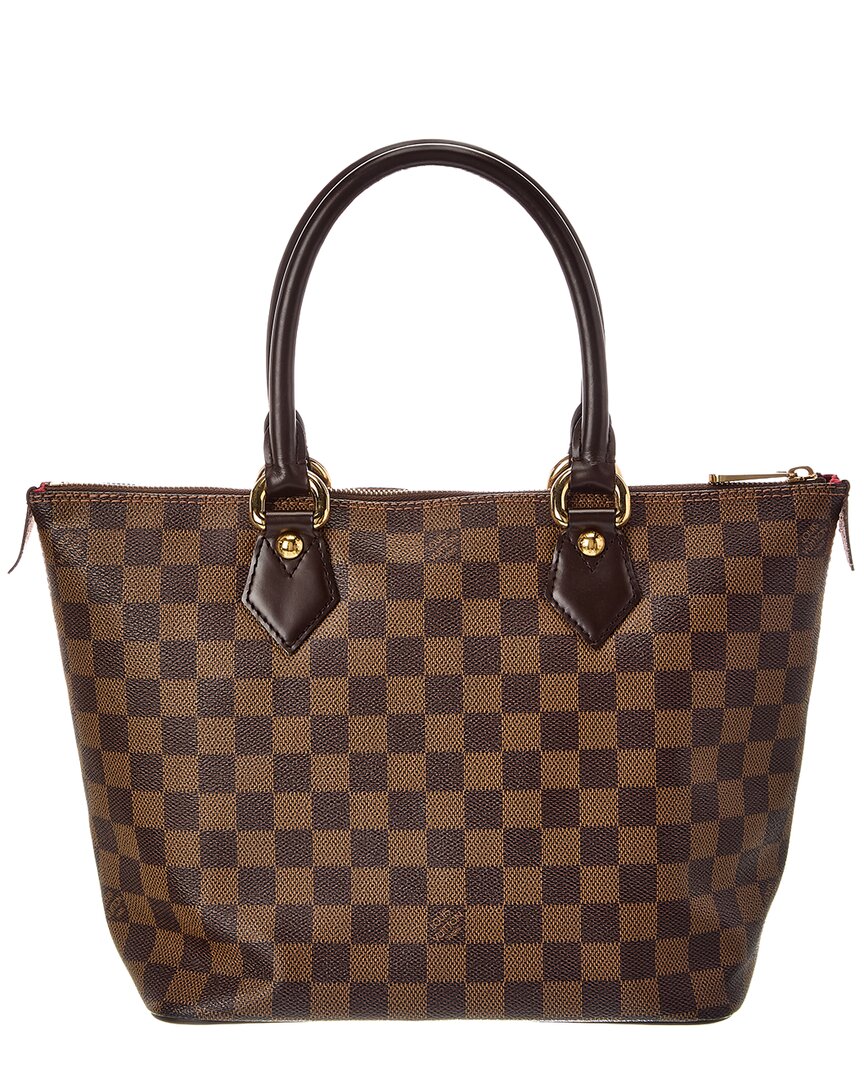 Louis Vuitton Brown Damier Ebene Saleya Pm (Authentic Pre-Loved)