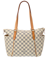 Louis Vuitton White Damier Azur Totally Pm (Authentic Pre-Loved)