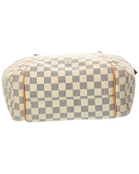Louis Vuitton White Damier Azur Totally Pm (Authentic Pre-Loved)