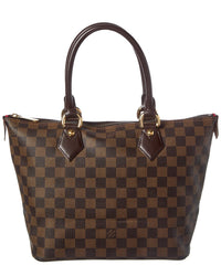 Louis Vuitton Louis Vuitton Brown Damier Ebene Coated Canvas Saleya Pm (Authentic Pre-Loved)