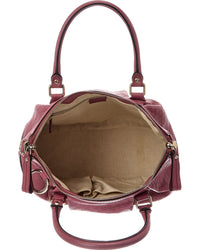 Gucci Pink Lambskin Leather Guccissima Gg Tote (Authentic Pre-Loved)