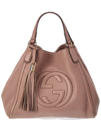 Gucci Gucci Pink Lambskin Leather Soho Tote (Authentic Pre-Loved)