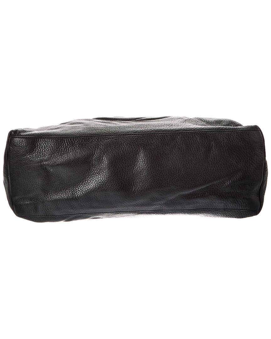Gucci Gucci Black Lambskin Leather Black Soho Chain Tote (Authentic Pre-Loved)