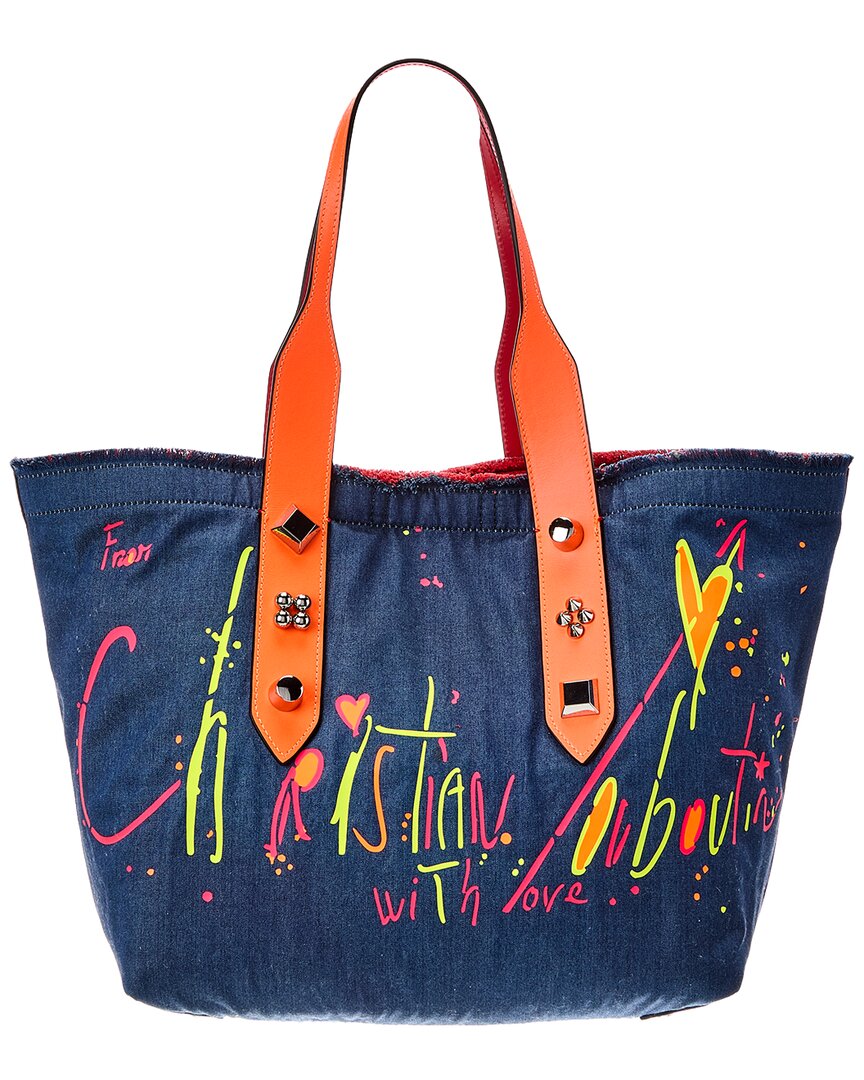 Christian Louboutin Canvas & Leather Tote